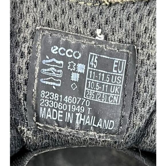 Mens ECCO Biom 2.1 X Waterproof Mountain Sneakers Size 11-11.5 Gray Green - Picture 6 of 6